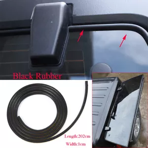 Tailgate Window Glass Water Retaining Strips Trim For Jeep Wrangler JK 2007-2017 - Foto 1 di 9