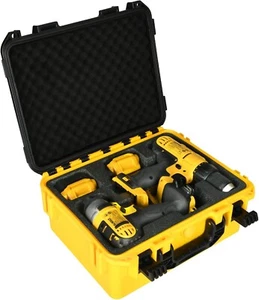 Estuche para taladro de impacto para Dewalt: caja de herramientas impermeable para cepillos 20V MAX XR - Imagen 1 de 6