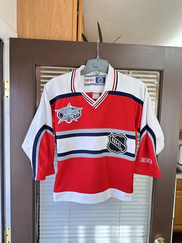 WOMENS 2001 NHL All Star Game WORLD Authentic CCM Jersey Colorado Avalanche Vtg Cover