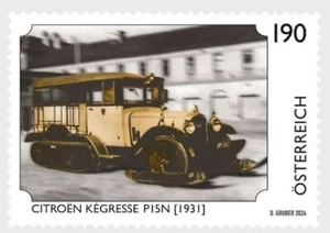 AUSTRIA 2024 TRANSPORT Automobiles CITROEN KEGRESSE P15N - MNH - Picture 1 of 1