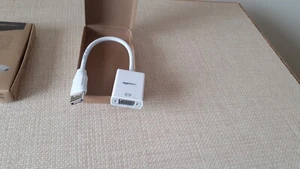 Amazon Basics DisplayPort to VGA Adapter White New boxed - Picture 1 of 4