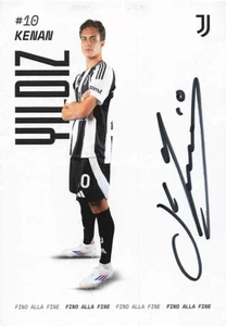 KENAN YILDIZ HAND SIGN SIGNED AUTOGRAPH CARD JUVENTUS TURIN WITH PROOF 6362 H UH - Bild 1 von 3