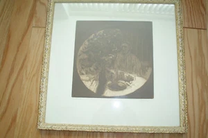 HAROLD ALTMAN - RARE - Original Etching "Table" - Pencil Signed - Ltd Ed Of 50 - Picture 1 of 3