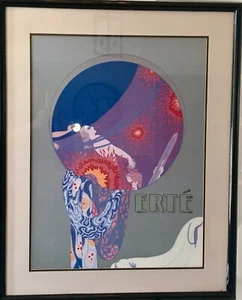 Erte Gerahmtes Poster Nature's Vanity von 1989 Merrill Chase Gallery Show - Bild 1 von 3