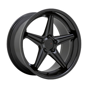 20x10 TSW Launch Matte Black W/ Gloss Black Lip Wheels 5x120 (40mm) Set of 4