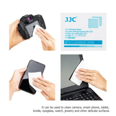 JJC 110PCS 6.0x4.7" Moist Cleaning Wipes Tissues for Camera Screen Lens Computer - Image 1 of 4