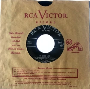 PERRY COMO - No Other Love / Keep It Gay -  Vinyl 45 rpm 1953 RCA Victor 47-5317 - Picture 1 of 4