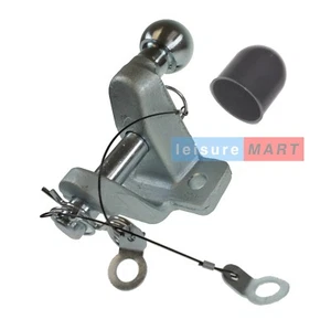 Universal Ball and Pin Tow Hitch Coupling Towball E Approved 3500kg Towing Jaw - Picture 1 of 3