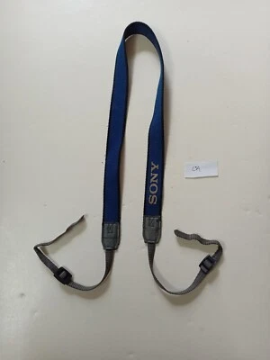 Sony Blue Black Shoulder Neck Strap for Camcorder Handicam Genuine  - Image 1 of 3