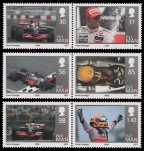 Isla de Man 2009 - Mi-Nr. 1493-1498 ** - MNH - Fórmula 1 - Lewis Hamilton - Imagen 1 de 1