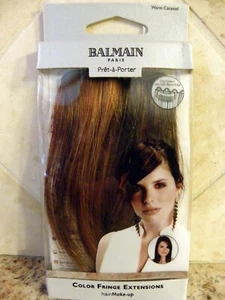 Neu Balmain Paris Farbe Fransen Haarverlängerungen 5,9" Memory Haarspange - Bild 1 von 12