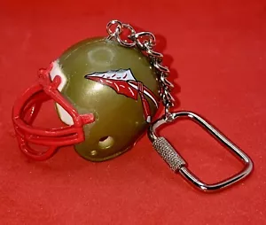 Vintage NCAA Florida Seminoles Football Helmet Sports Brat Keychain 1986 J.F.S. - Picture 1 of 5