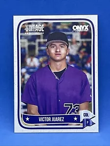 2024 Onyx Vintage Extendido #OVVIJU Víctor Juárez - Imagen 1 de 2