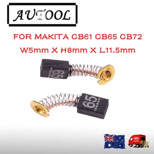 Carbon Brushes For Makita CB61 CB65 CB72 600BL 3700B JS1600  CB76 6000R AU  - Picture 1 of 3