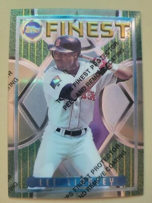 1995 Topps Finest # 289 -  Lee Tinsley  -  (Red Sox) - Image 1 of 2