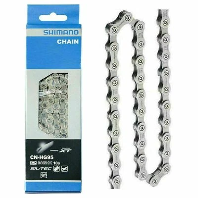 Shimano 10 Speed Chain Deore XT CN-HG95 Road Bike Chain 116 Link Quick MTB Bike - Image 1 of 4
