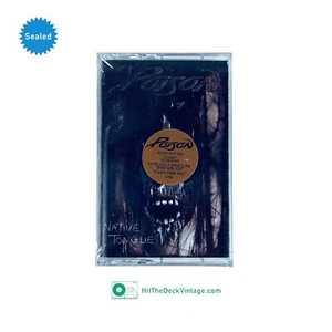 Poison - Native Tongue Cassette Tape (1993) w/ Hype Sticker US 1st Press SEALED - Picture 1 of 6