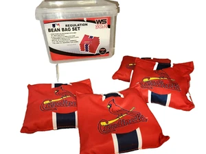 Wild Sports St Louis Cardinals Regulation Sitzsäcke Original Eimer & 4 Beutel NEU - Bild 1 von 6
