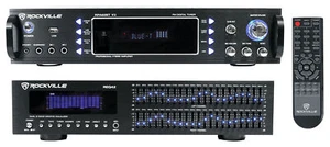 Rockville RPA60BT 1000w Home Theater Bluetooth Receiver+2 x 21 Band Equalizer EQ - Picture 1 of 8