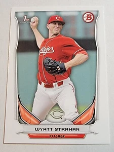 2014 Bowman Draft Baseball #DP97 Wyatt Strahan Cincinnati Reds - Picture 1 of 2