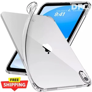Clear Silicone Case For Apple iPad 10.2" 7th 8th 9th Generation Gel Back Cover - Picture 1 of 10