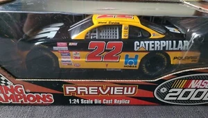 Racing Champions Preview 1:24 Die-Cast Nascar 2000 #22 Caterpillar New/Sealed - Picture 1 of 6