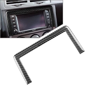 Kohlefaser Auto Navigationssystem Rahmen Abdeckung Verkleidung für Dodge Challenger 2008-14 - Bild 1 von 10