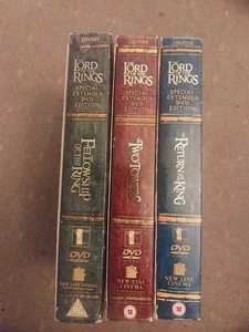 The Lord Of The Rings Extended Edition DVD Trilogy Boxset Peter Jackson - Picture 1 of 3