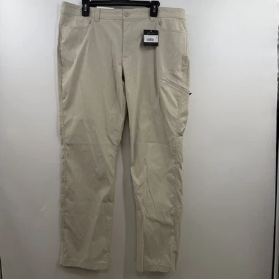 Pantalones para mujer Eddie Bauer 16 Rainier calce clásico pierna recta en piedra pómez nuevos con etiquetas Foto 1 de 4