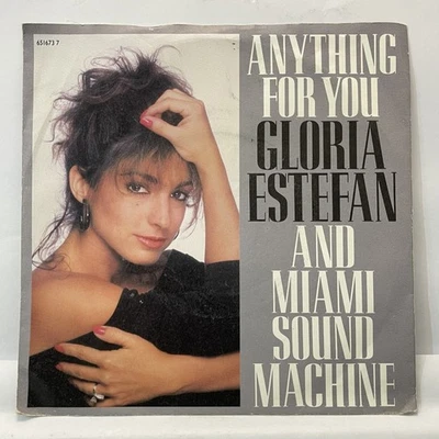 Gloria Estefan Miami Sound Machine Anything For You 7" Single Epic 1987 Vinyl - Image 1 of 4