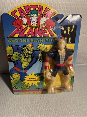 Boneco 1991 Captain Planet Duke Nukem lacrado - Tiger Toys - Imagem 1 de 4