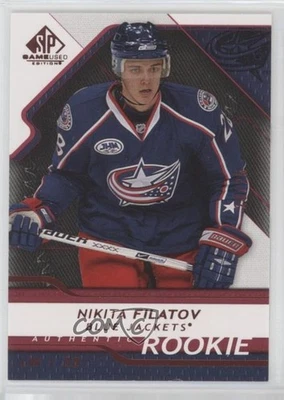 2008-09 SP Game Used Edition Platinum /25 Nikita Filatov #113 Rookie RC - Image 1 of 2