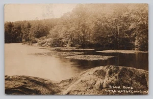 Bear Pond Lake Hopatcong New Jersey RPPC Postkarte - Bild 1 von 2