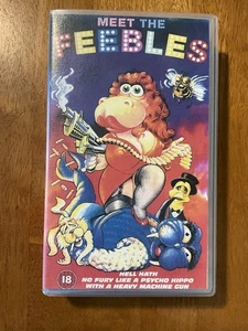 HOMEMADE COPY Peter Jackson Meet the Feebles VHS 1989 OOP - Picture 1 of 9