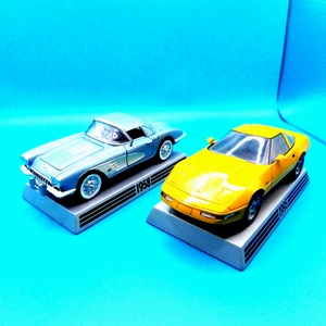 Franklin Mint 1958 Corvette & 1995 Corvette ZR1 !:43 Scale Inv. #0658 - Picture 1 of 6