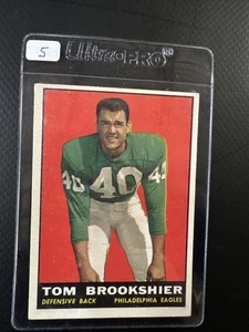 1961 Topps #102 Tom Brookshier - Foto 1 di 4