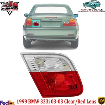 Tail Light LH Inner Coupe/Conv Made Up to Clear/Red Lens for 1999-2003 BMW 323i Foto 1 de 4