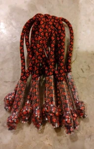 Rare Black And Red Nike Elite Zipper Pulls In Transparent Wrap Dredz Set Of 10 - Picture 1 of 3