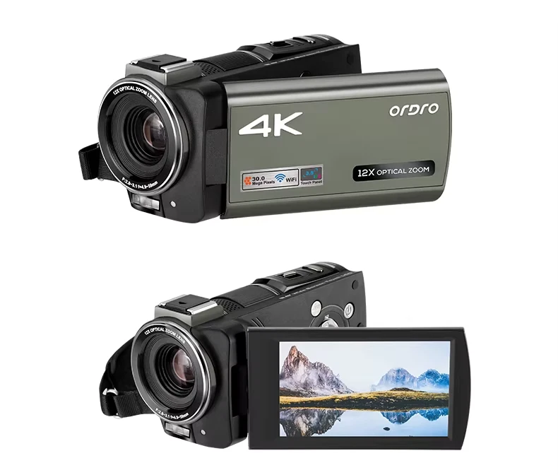 ORDRO AX60 4K Live Streaming Camera Digital Camcorder 12x Optical Zoom - Image 1 of 4