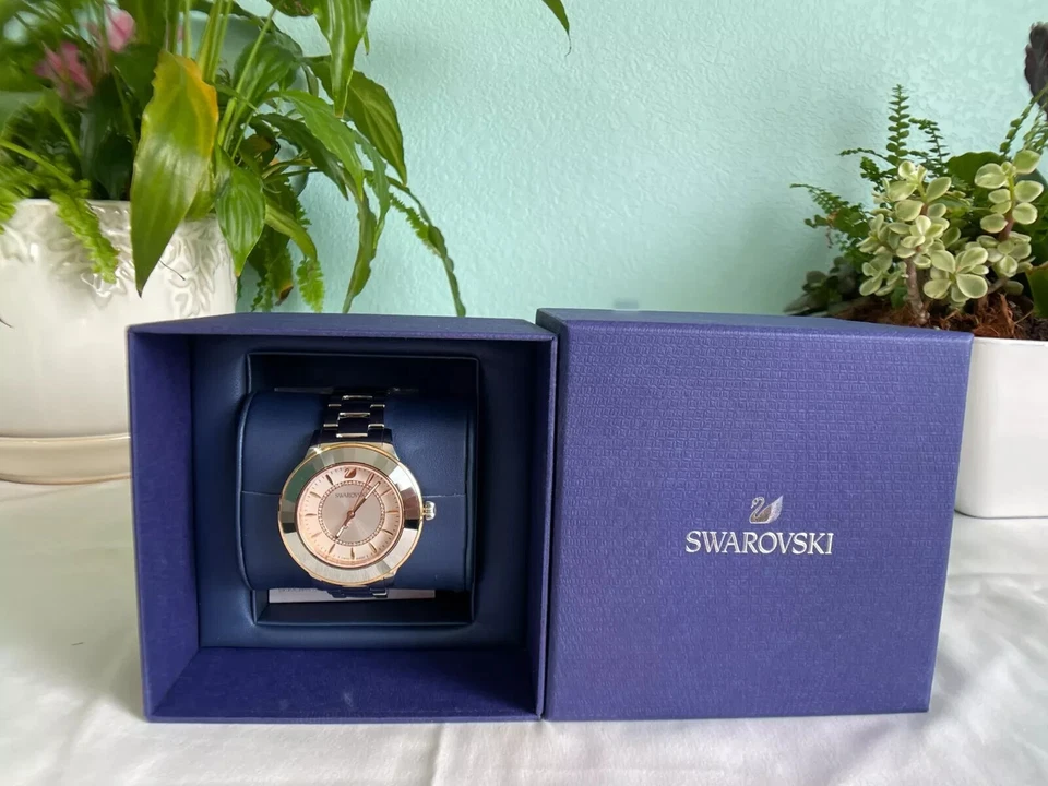 Swarovski Octea Lux 39MM White Silver-tone Sunray Dial Sport Watch BNIB 5414429 - Image 1 of 1