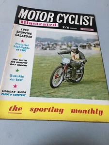 Motor Cyclist magazine janvier 1968 Suzuki T20 side-car Suzuki trial ...etc - Imagen 1 de 12