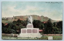  Postcard PA Harford Grow Monument Cemetery 1907 View U17