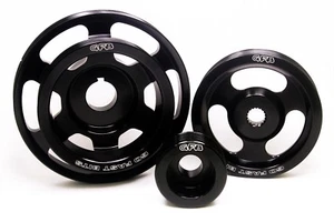 GFB Underdrive Crank / Alt / PAS Pulley Set - fits Impreza WRX 08-14 / STi 08-17 - Picture 1 of 2