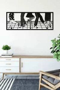 Wand-Dekor | Wanddeko aus Metall | 104x40cm | Wall-Art Dancing | metal art #28 - Bild 1 von 1