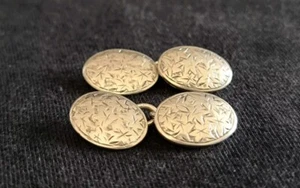 Schöne alte englische Manschettenknöpfe Sterling 925 Silber Birmingham Vintage - Bild 1 von 12