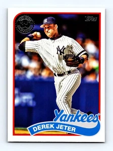 2024 Topps Serie 2 Derek Jeter '89 Diseño Inserto New York Yankees - Imagen 1 de 2