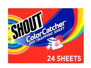 Shout Color Catcher Dye-Trapping In-Wash Cloths 24 Count Box - Picture 1 of 1