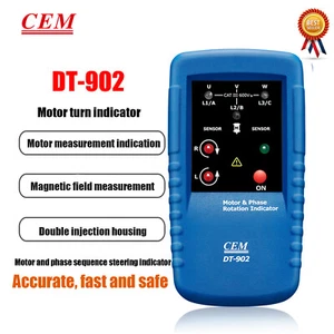 CEM DT-902 Motor und drei 3 Phasen Rotationsanzeige Tester 1 ~ 400 V AC - Bild 1 von 5