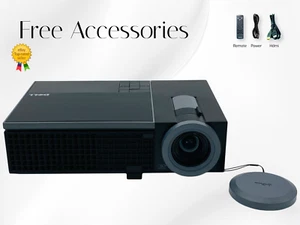 3500 Lumens DLP Projector Bright for Home Entertainment Full HD HDMI with Remote - Picture 1 of 9