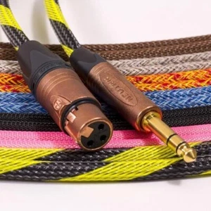 Mogami 2534 Female XLR to TRS Jack Lead. Braided Cable. Neutrik Copper & Gold - Picture 1 of 9